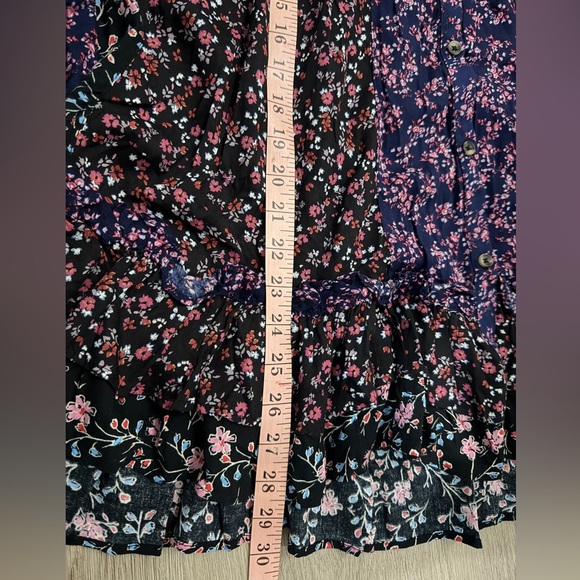 Free People Multicolor Floral Long Sleeve Dress - Picture 9 of 9